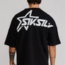 SikSilk - Black Graphic T-Shirt